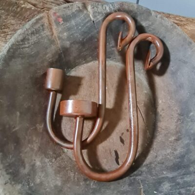 Glashaak voor waxine bruin 16cm