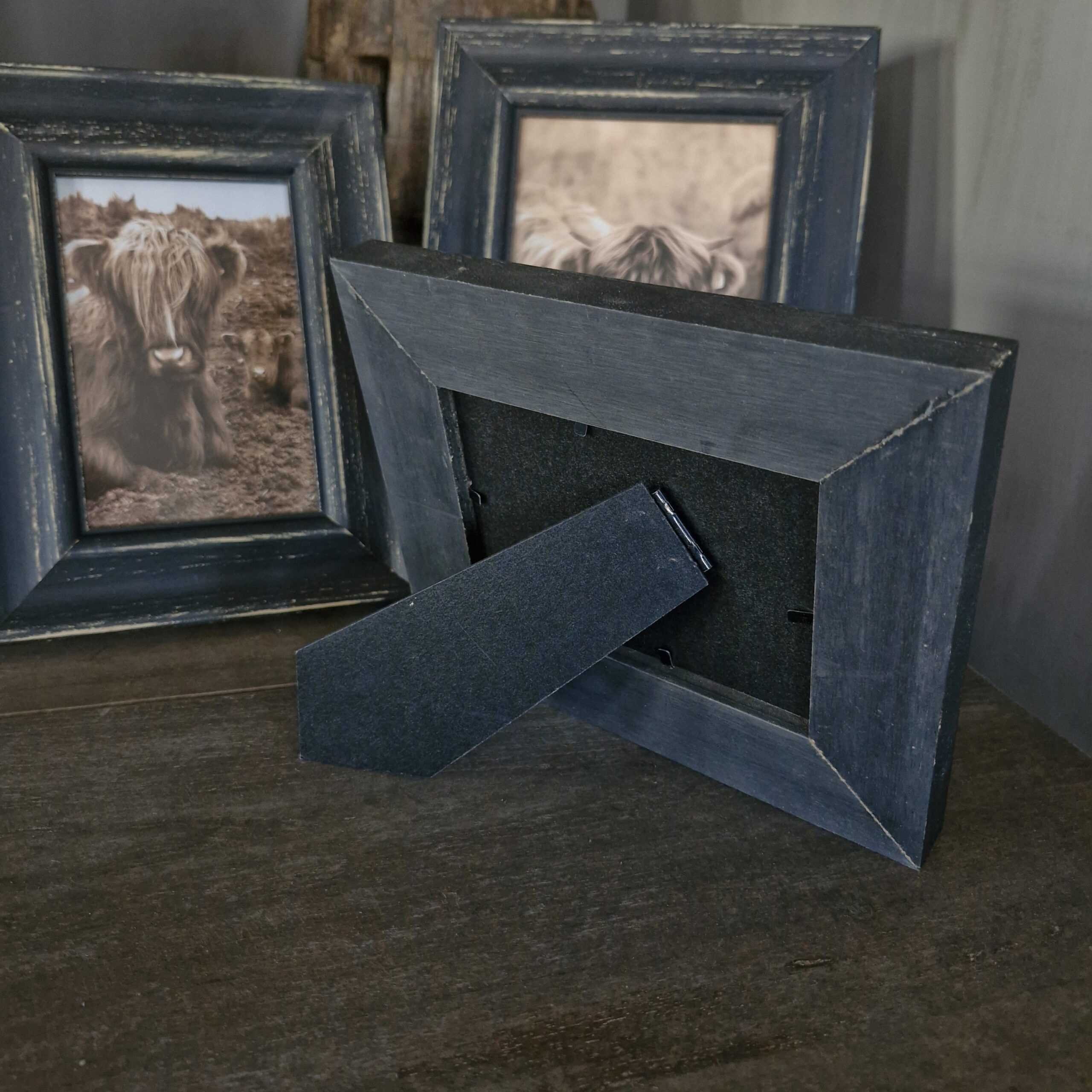 Fotolijst zwart hout L 25 x 20cm