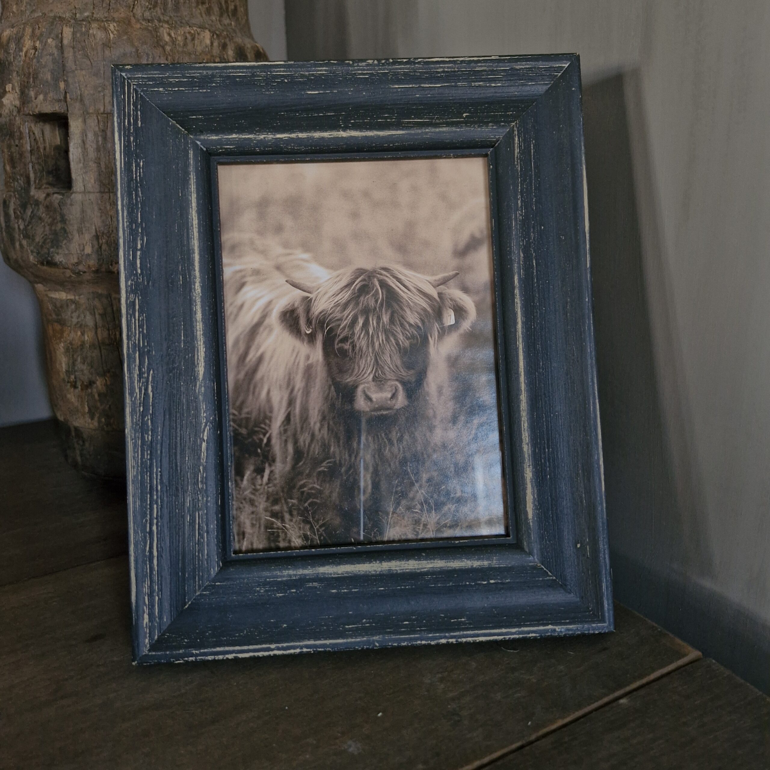 Fotolijst zwart hout L 25 x 20cm