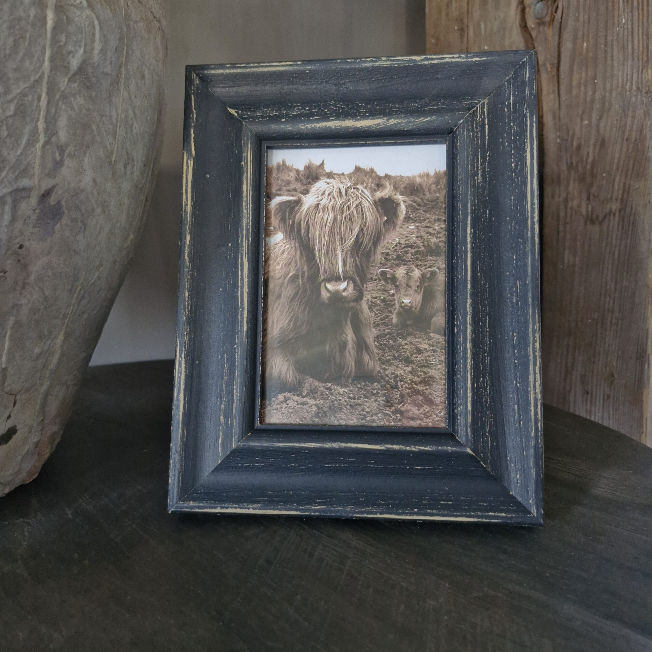 Fotolijst zwart hout M 17,5 x 22,5cm