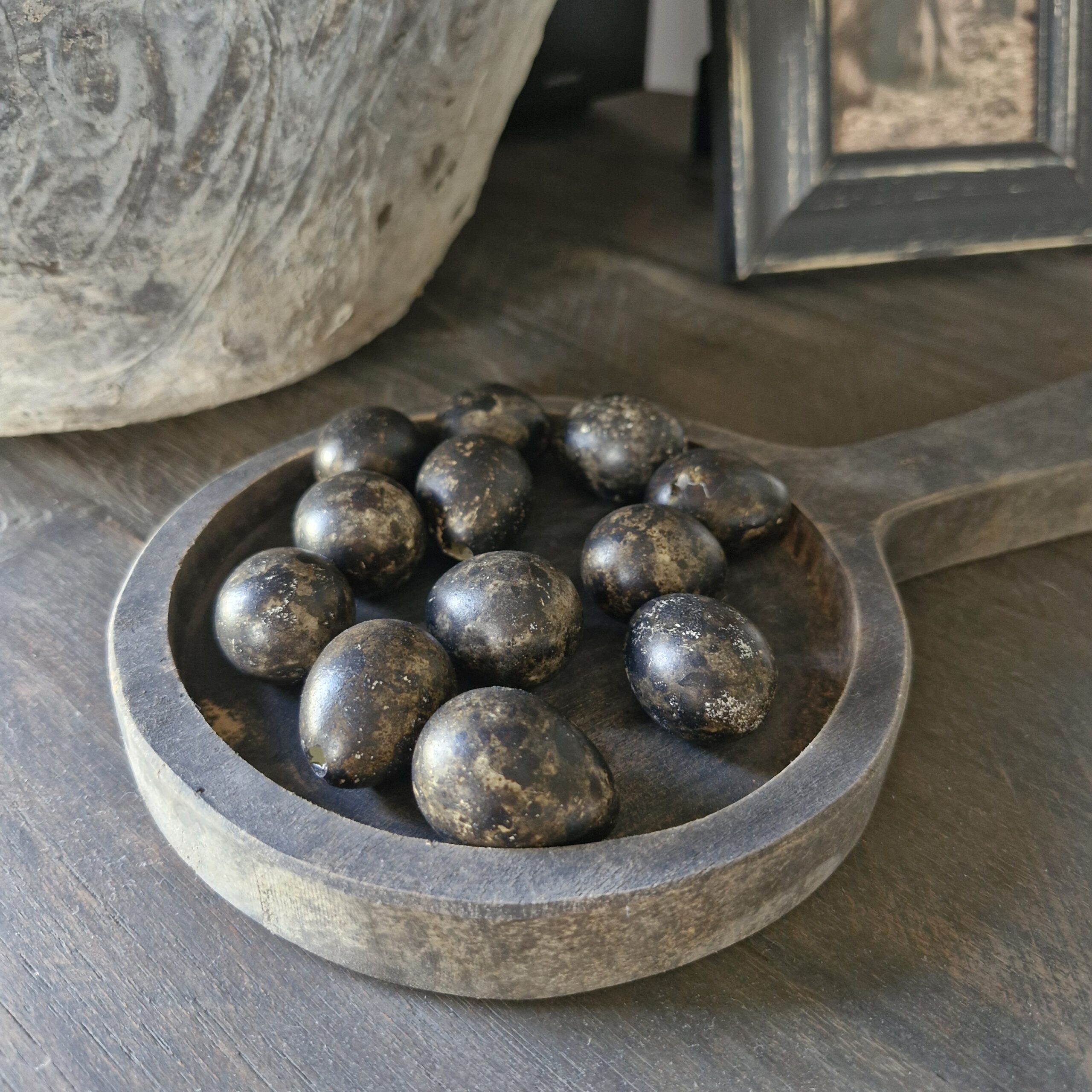 Kwarteleitjes zwart 20st