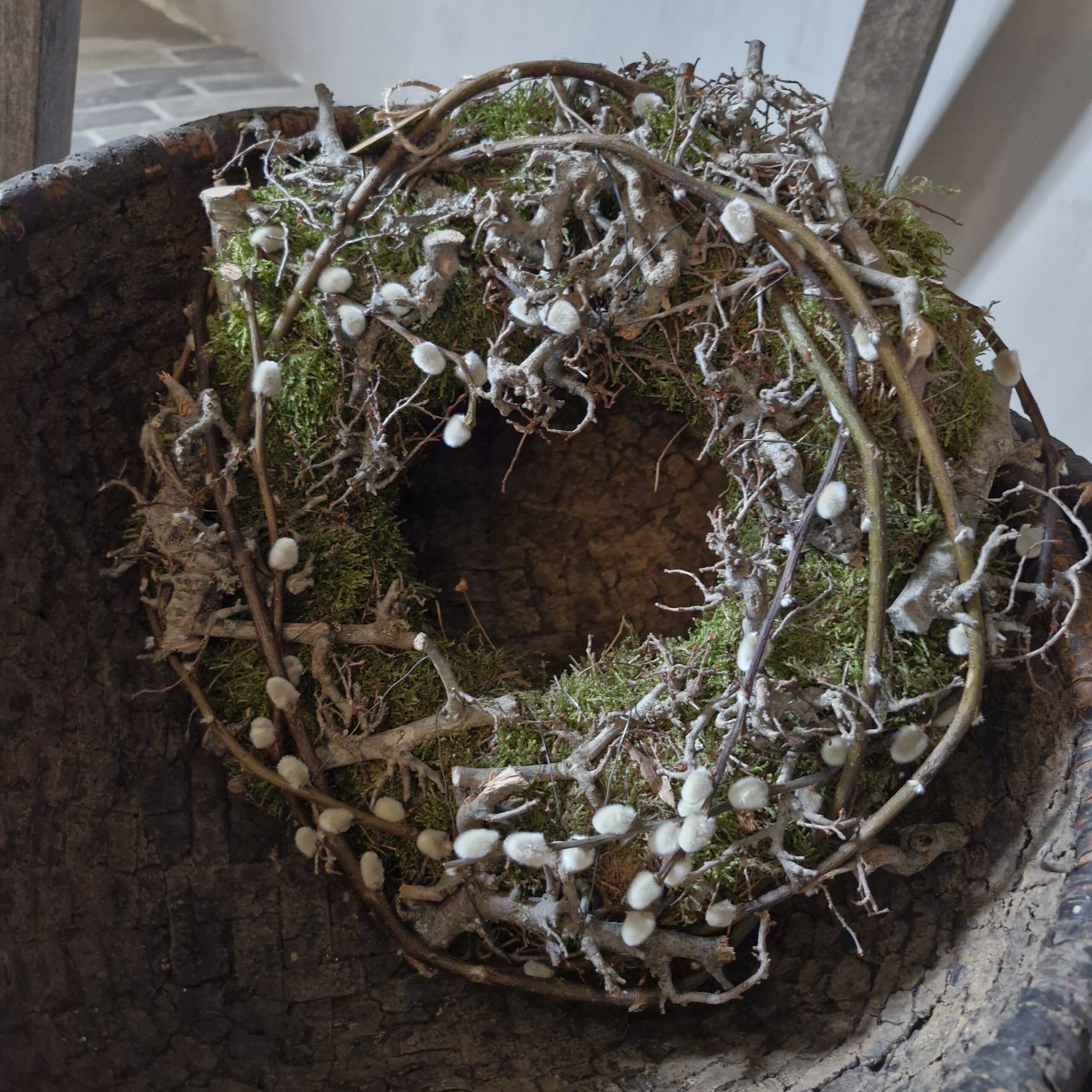 Krans wilgenkatjes 30cm